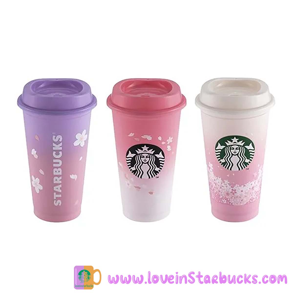 Starbucks Asia 2023 Sakura series - Cherry blossoms reusable cold cup 16oz tumbler Starbucks loveinstarbucks