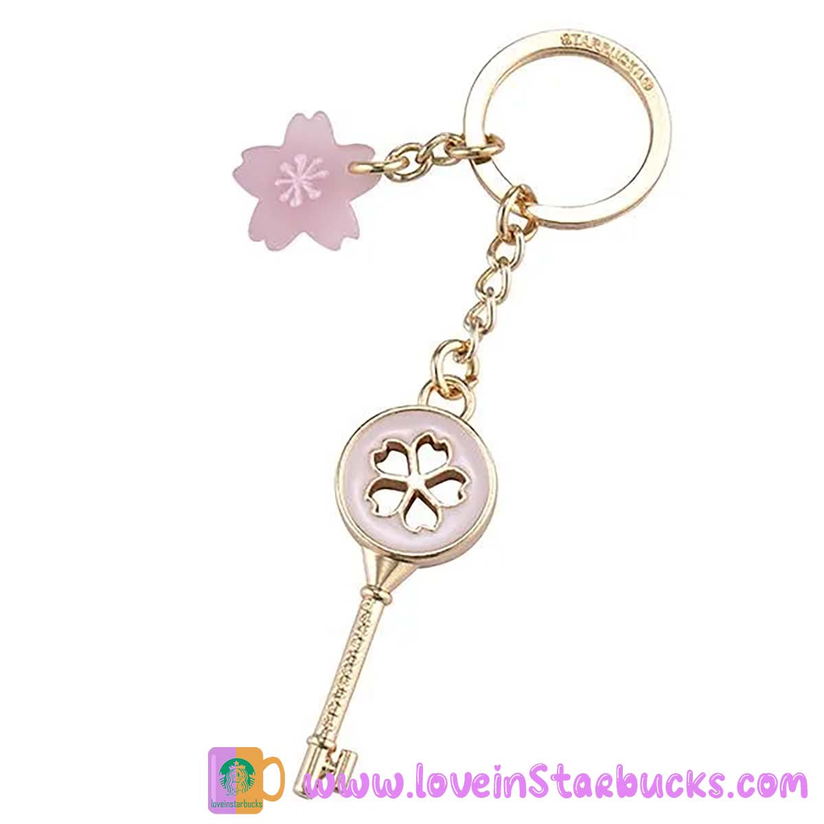 Starbucks Asia 2023 Sakura series - Cherry blossoms BEARISTA keychain set Starbucks loveinstarbucks