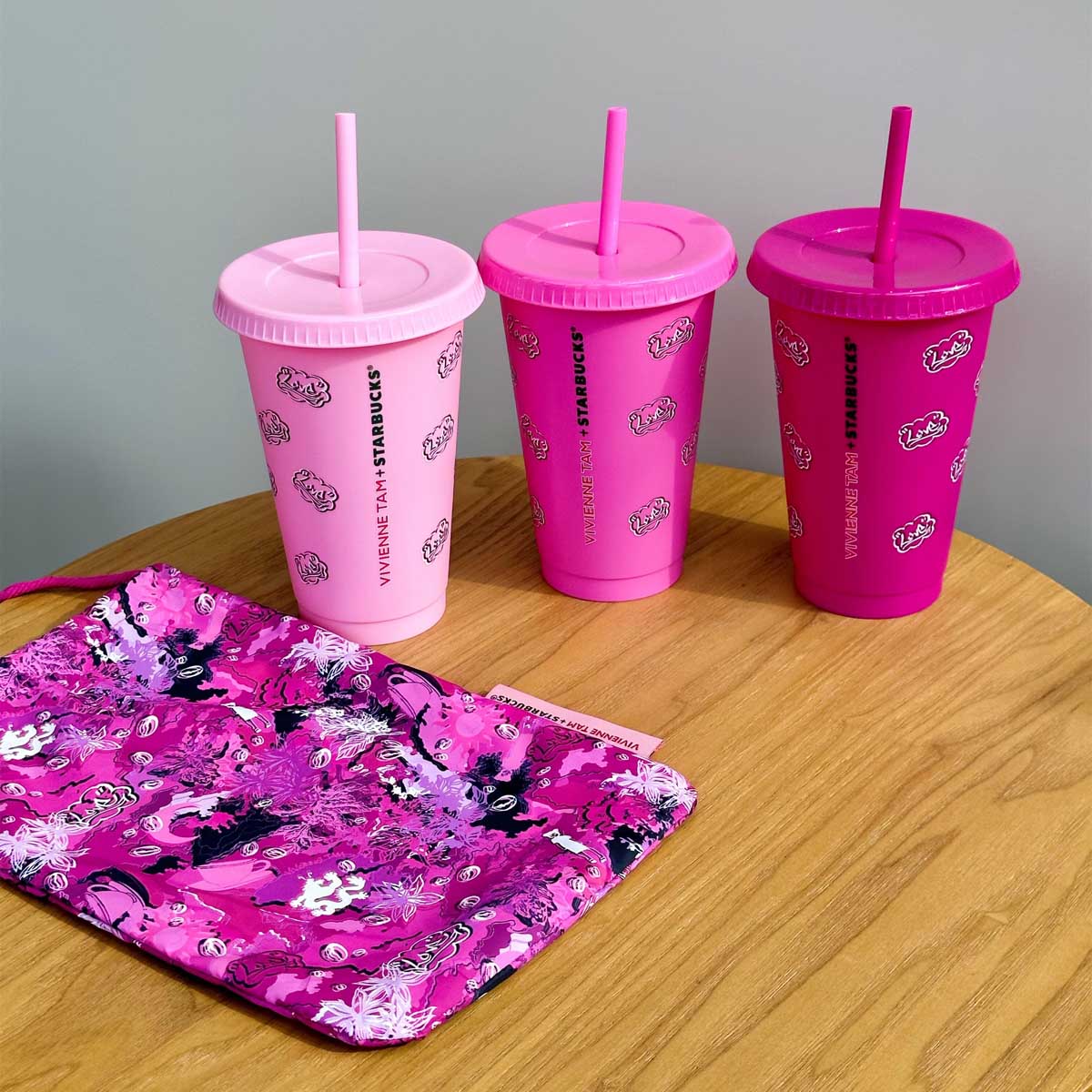 Starbucks China x VIVIENNE TAM co-brand series reusable straw cup Starbucks loveinstarbucks