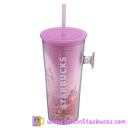 Starbucks Asia 2023 Sakura series - Cherry blossoms cold cup 16oz finger buckle tumbler Starbucks loveinstarbucks