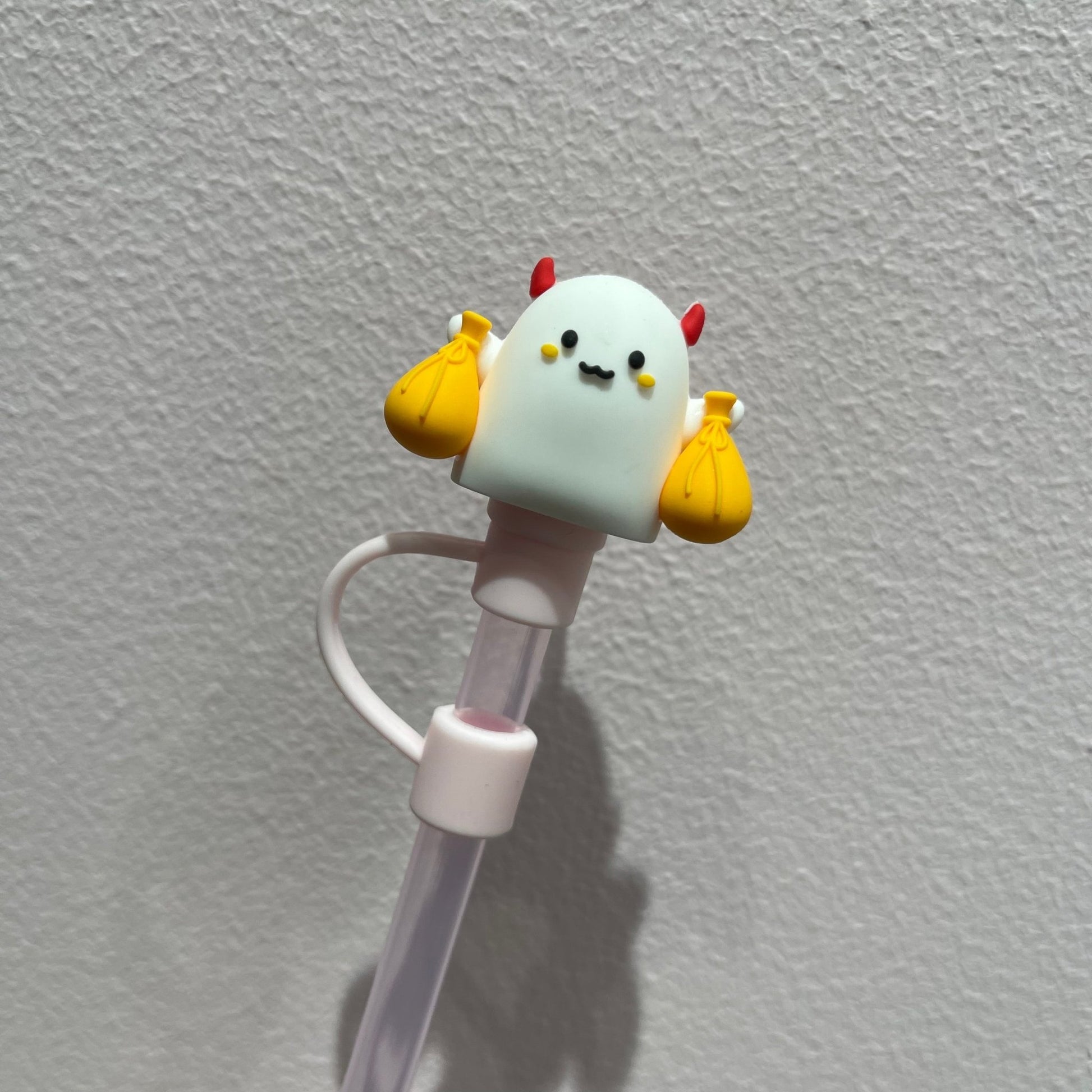 Not Starbucks product, Happy Devil Topper, ONLY topper ,DONOT include Straw , DONOT sell alone 5# loveinstarbucks loveinstarbucks