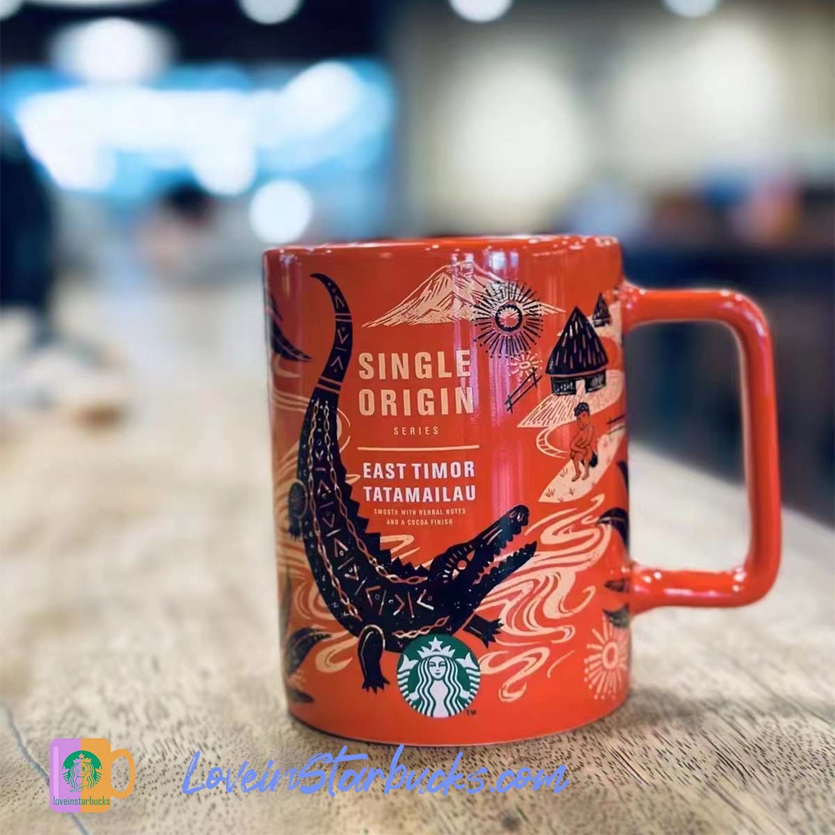 Starbucks 2023 China Coffee origins series Timor-leste Tatamai mug 384ml Starbucks loveinstarbucks