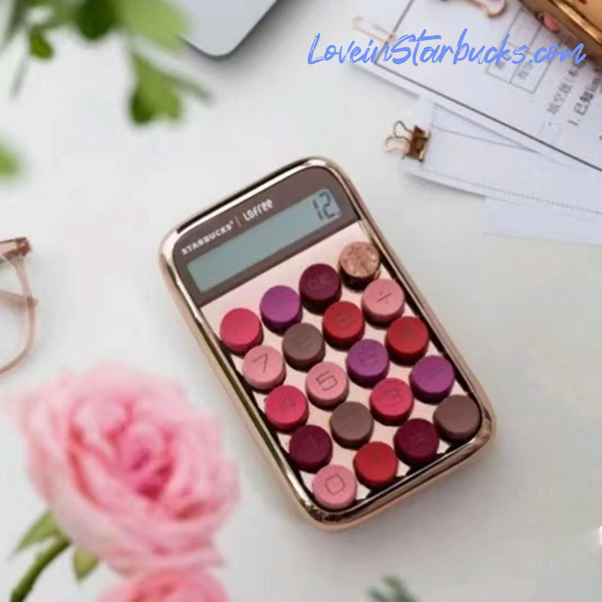 Starbucks China and Lofree Co-branded calculator calculators Starbucks loveinstarbucks