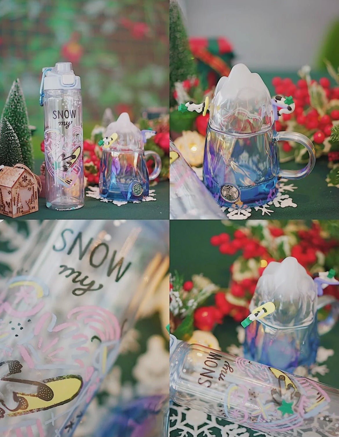 pre-sale Starbucks 21 Christmas snow mountain Thermos 18.3oz cup Starbucks loveinstarbucks