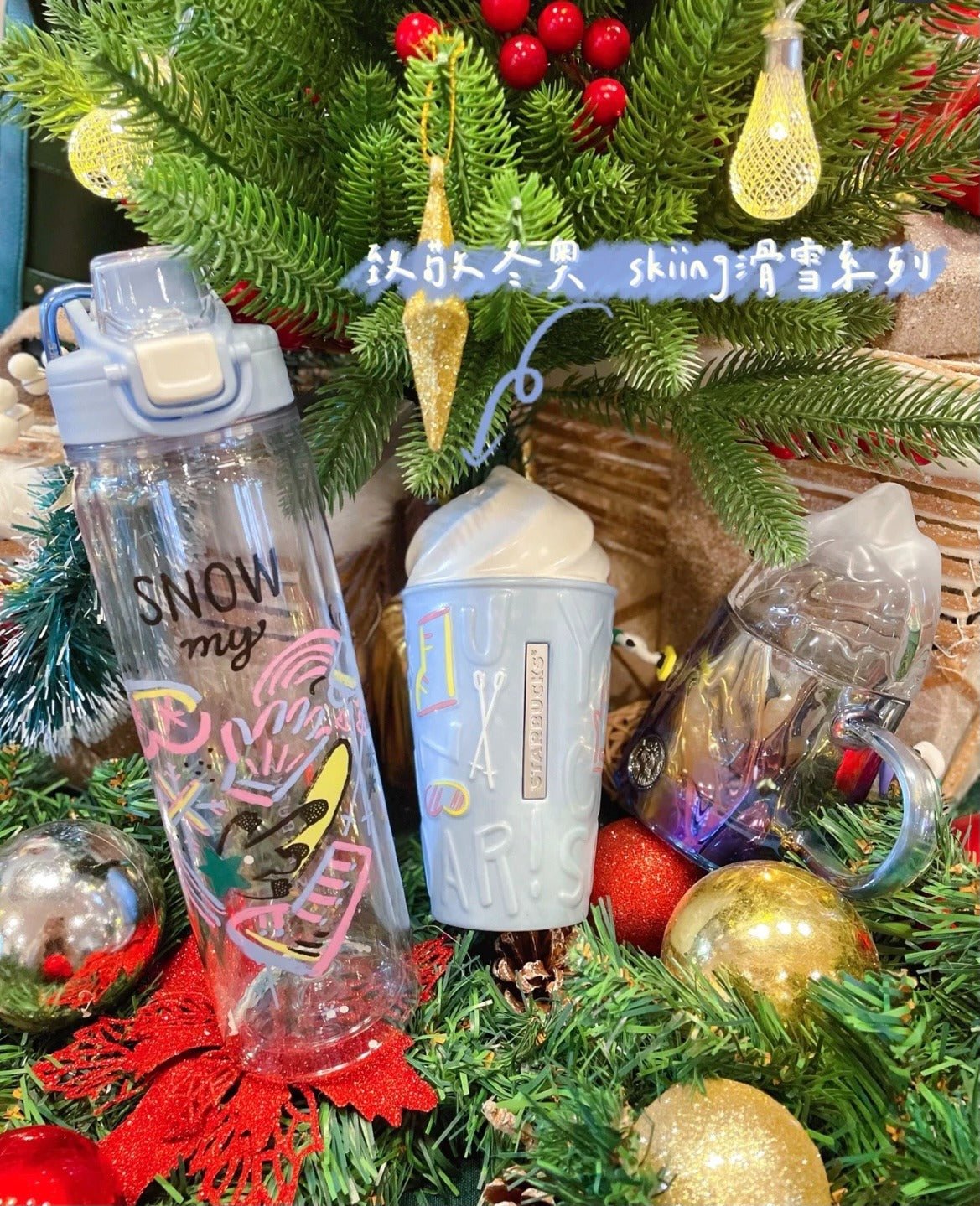 pre-sale Starbucks 21 Christmas snow mountain Thermos 18.3oz cup Starbucks loveinstarbucks