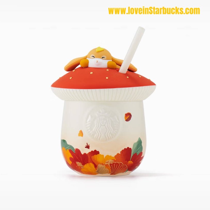 on sale Starbucks 2022 autumn forest Leisurely Rabbit mug Starbucks loveinstarbucks