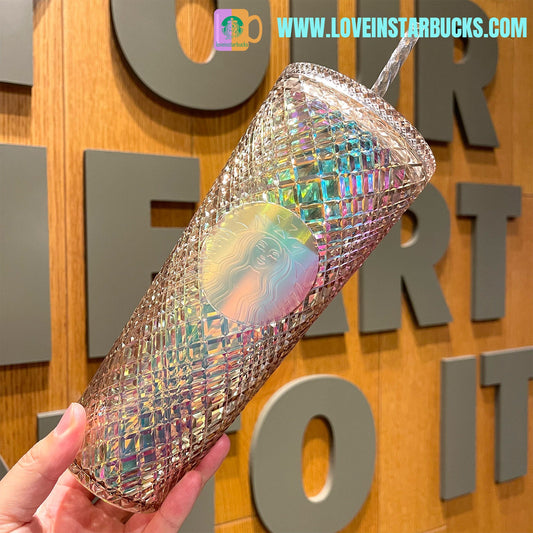 Starbucks cup 2022 autumn forest unicorn / tea / champagne jeweled straw cup 24oz Starbucks loveinstarbucks
