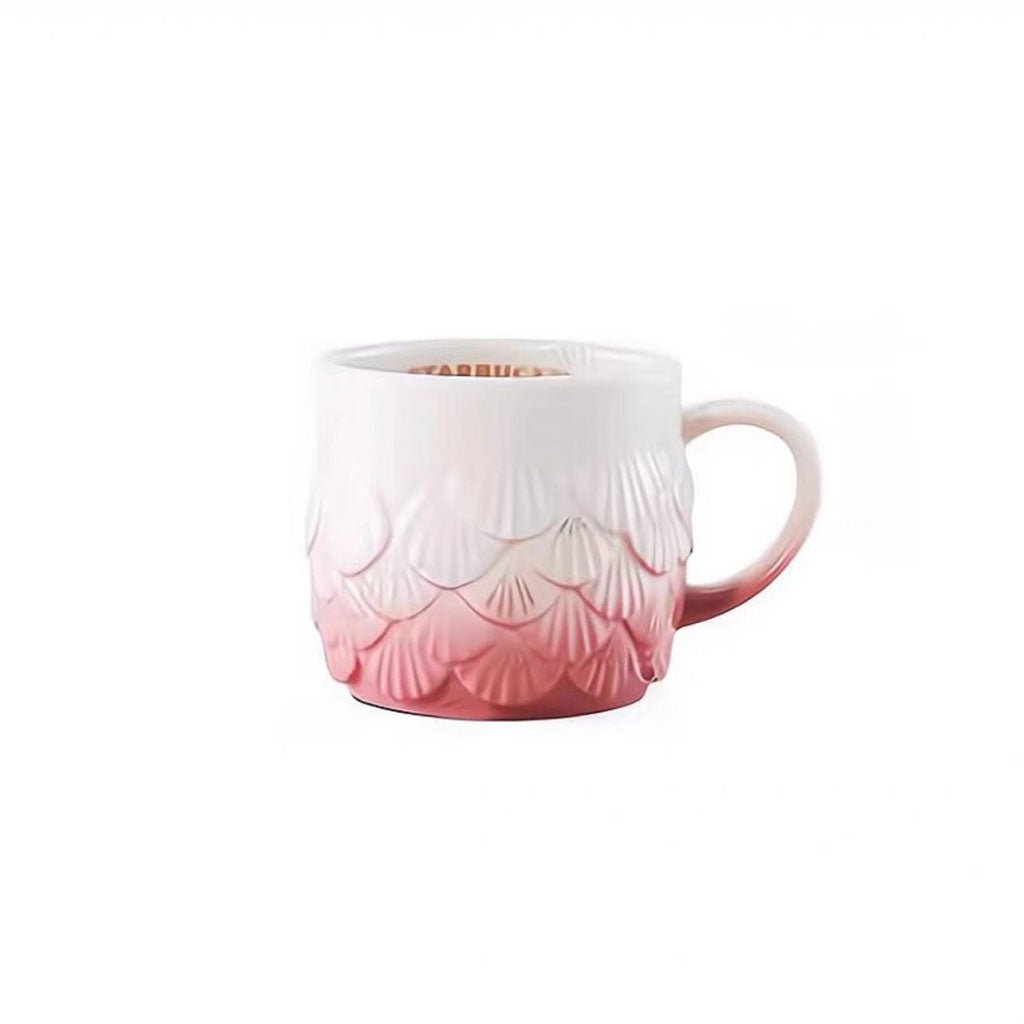 Starbucks China 2022 anniversary gradient pink scales mug 414ml Starbucks loveinstarbucks