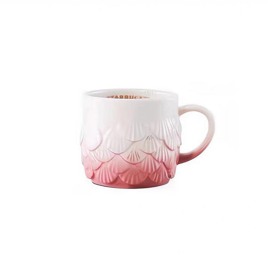 Starbucks China 2022 anniversary gradient pink scales mug 414ml Starbucks loveinstarbucks