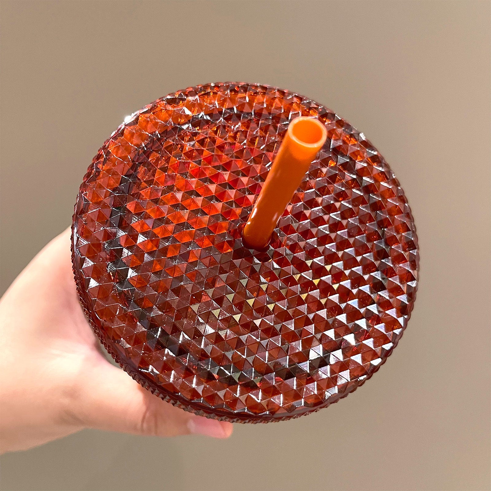 on sale Starbucks China 2022 Halloween orange Pumpkin straw studded cup 24oz Starbucks loveinstarbucks