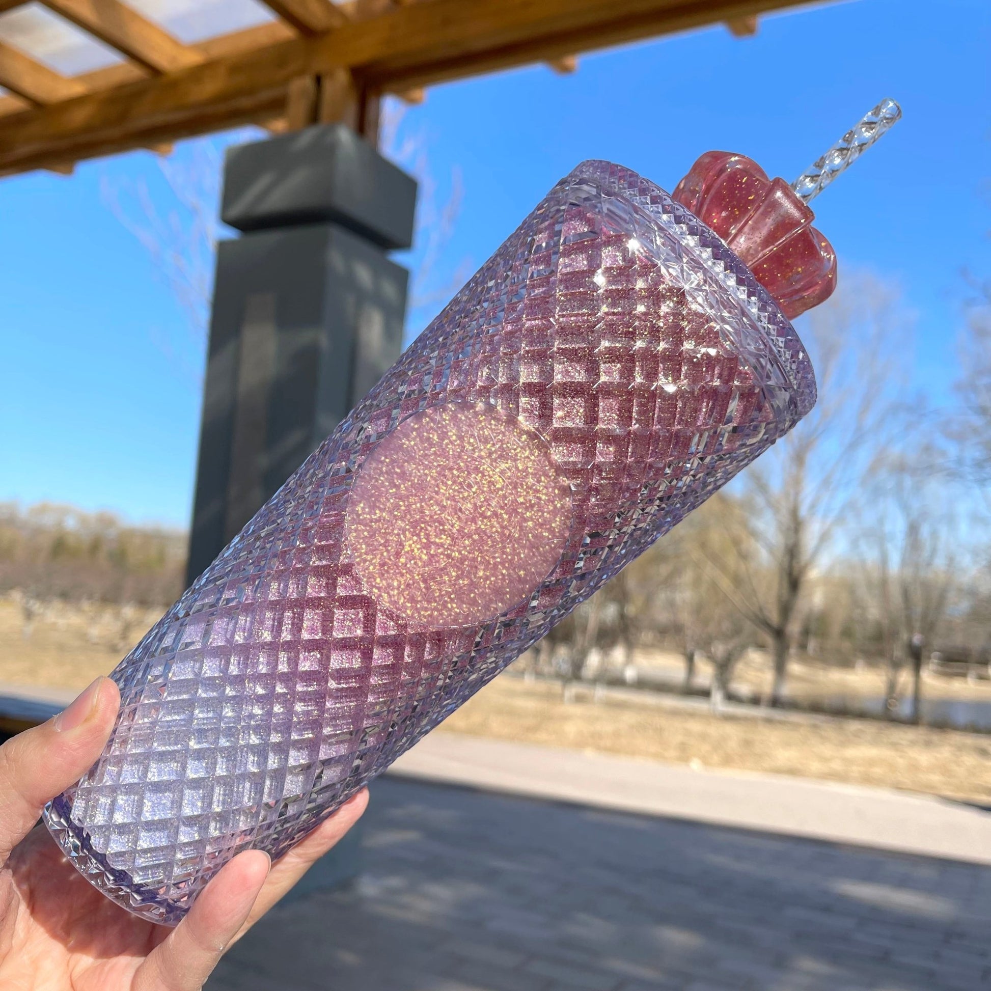 Starbucks China 2022 Valentine's Day jeweled crown cup 24oz Starbucks loveinstarbucks