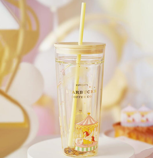 Starbucks Dreamland Amusement Park Classic Glass Straw 20oz cup Starbucks loveinstarbucks