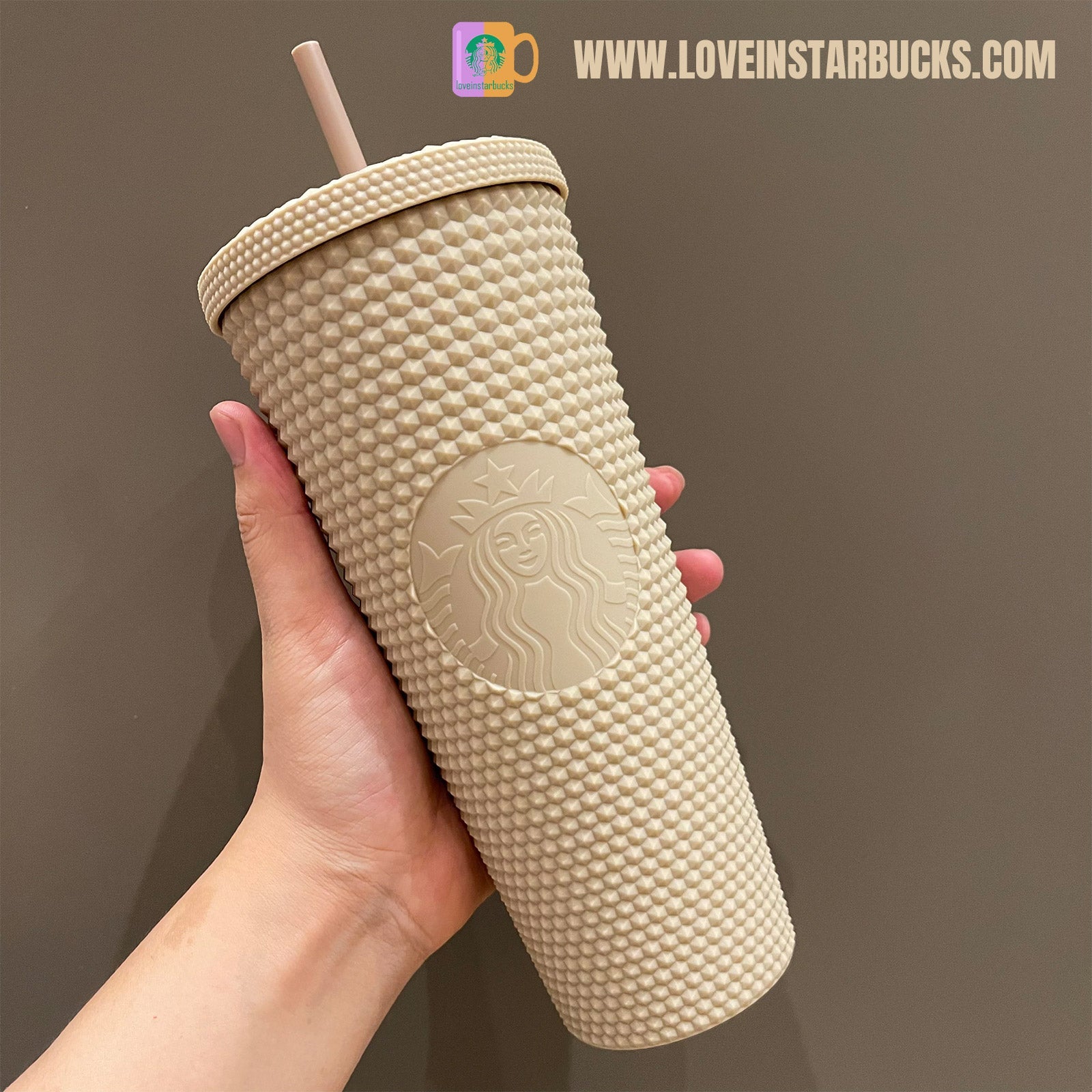 Starbucks warm autumn afterglow milk tea studded straw cup 24oz Starbucks loveinstarbucks