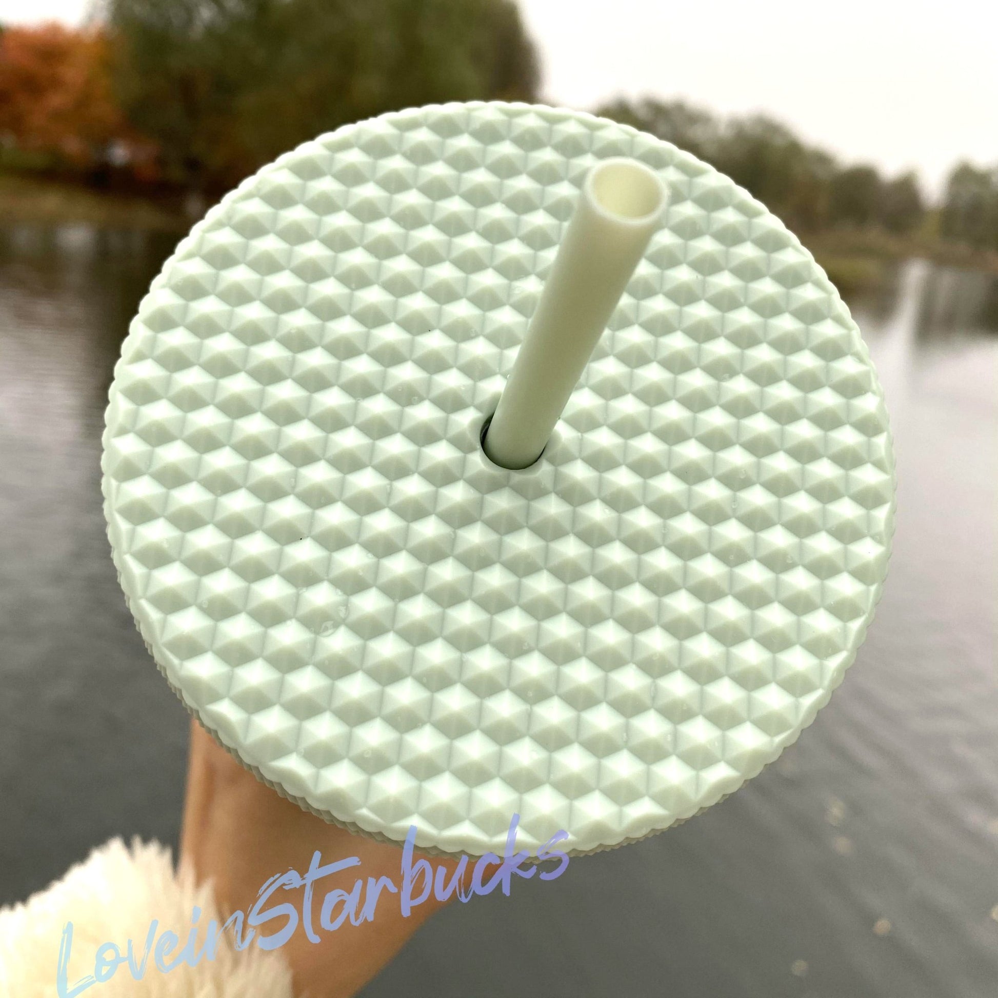 Starbucks 2021 China mint studded Straw cup 24oz durian diamond Starbucks loveinstarbucks