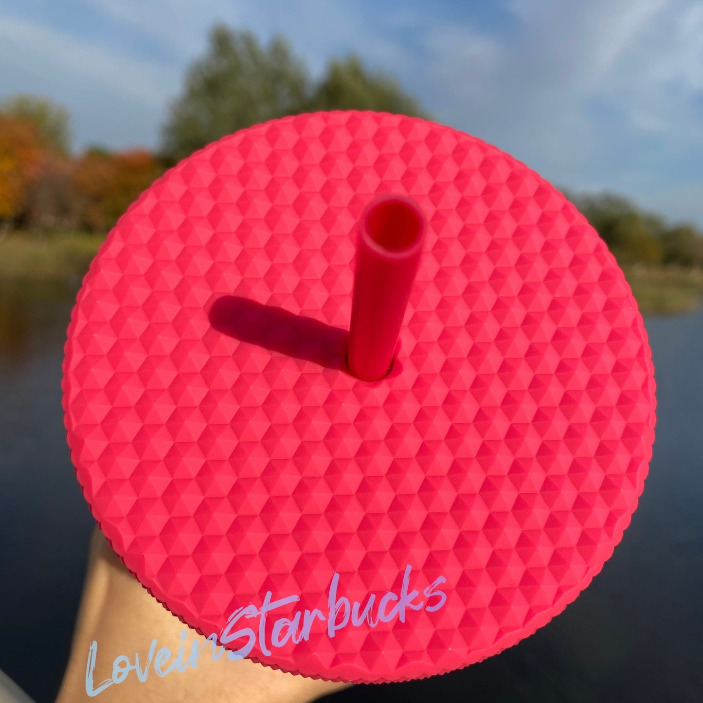 Starbucks 2021 Taiwan Tumbler Ruby Pink Matte Diamond Studded 24oz Straw Cold Cup Starbucks loveinstarbucks