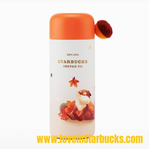 Starbucks 2022 autumn forest chestnut thermos cup 335ml Starbucks loveinstarbucks