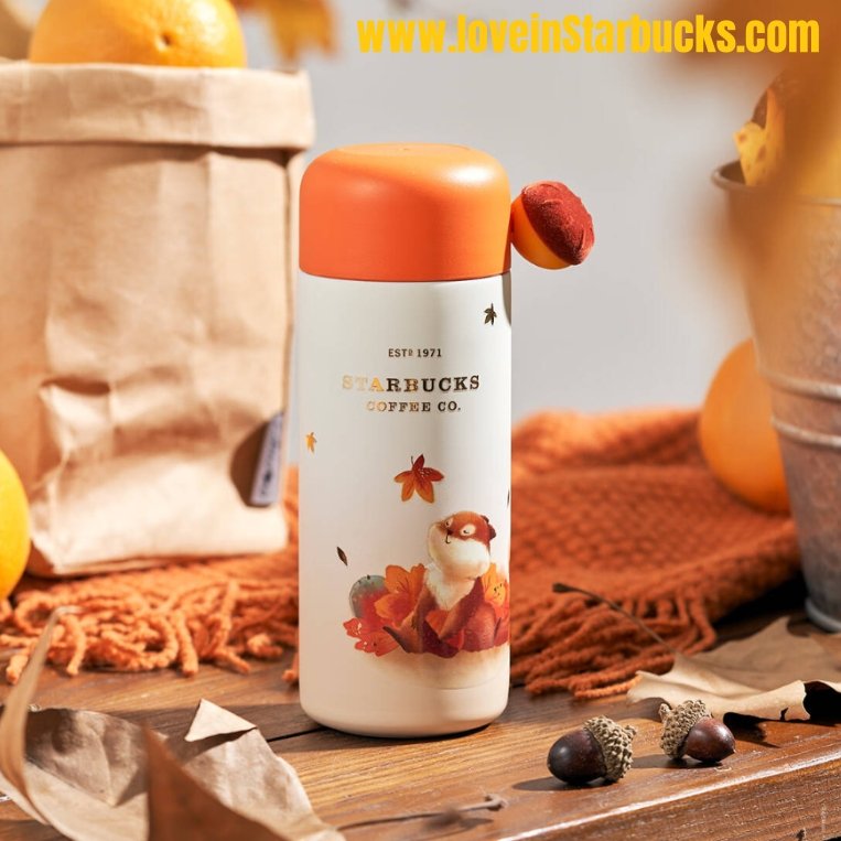 Starbucks 2022 autumn forest chestnut thermos cup 335ml Starbucks loveinstarbucks