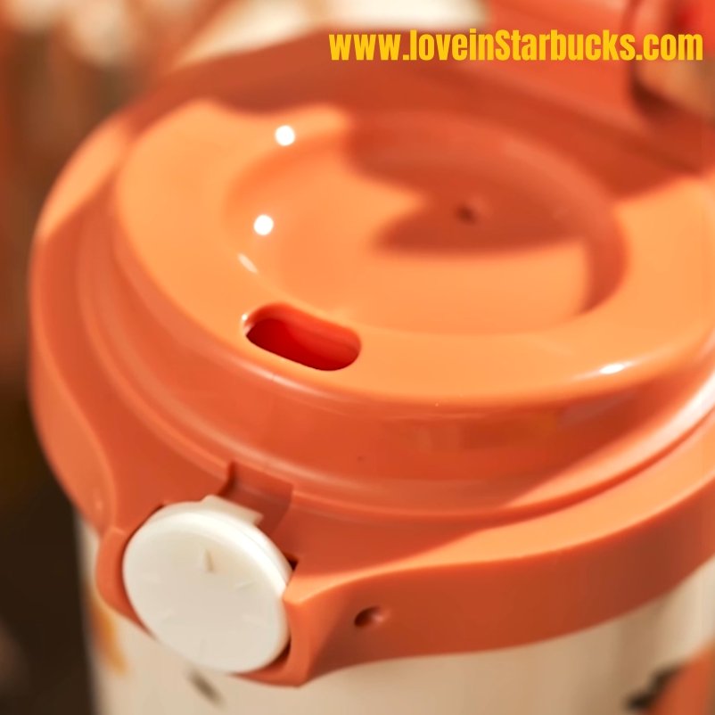 Starbucks 2022 autumn forest Fox Maple Leaf Stainless Steel Thermos Cup Starbucks loveinstarbucks