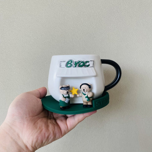 Starbucks 2022 China Green season ceramic mug Starbucks loveinstarbucks