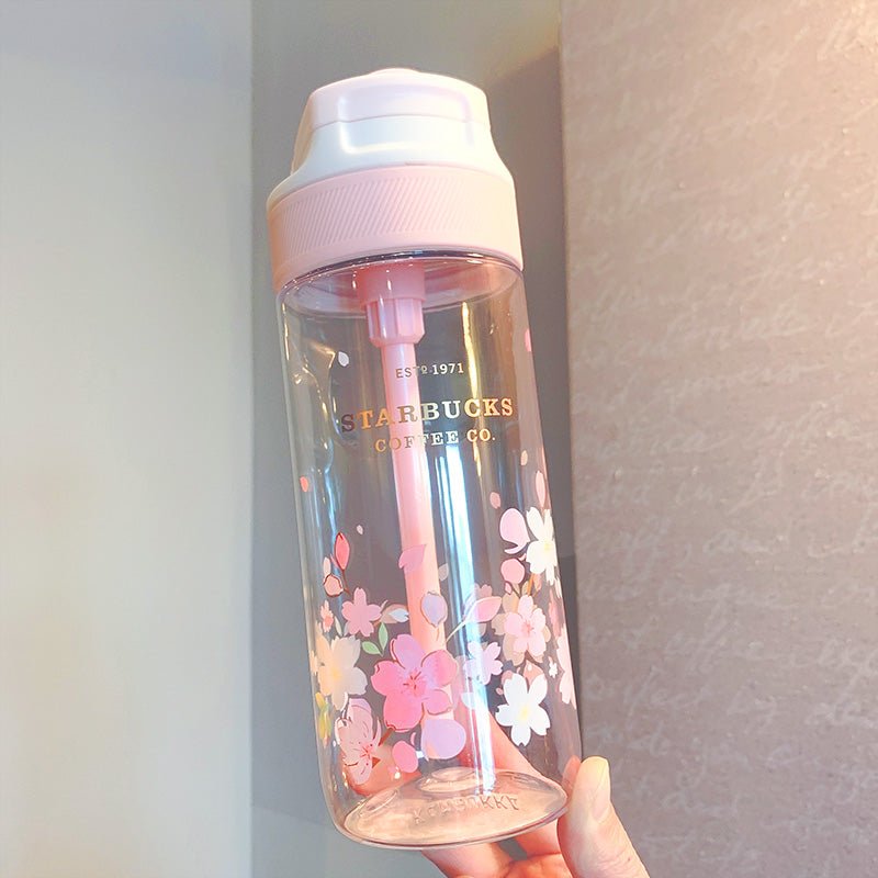 Starbucks 2022 China sakura 520ml thermochromic straw cup Starbucks loveinstarbucks