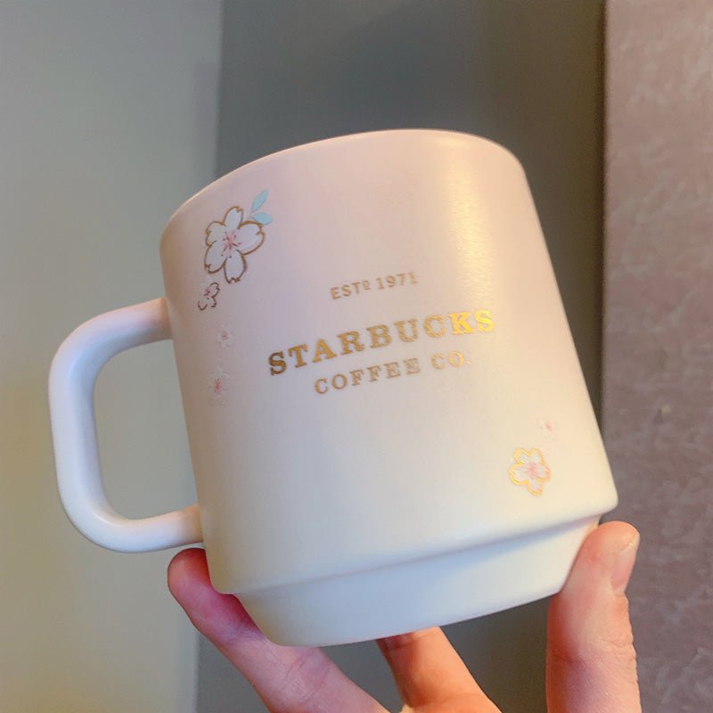 Starbucks 2022 China sakura Bird Watching Flowers Mug 415ml Starbucks loveinstarbucks