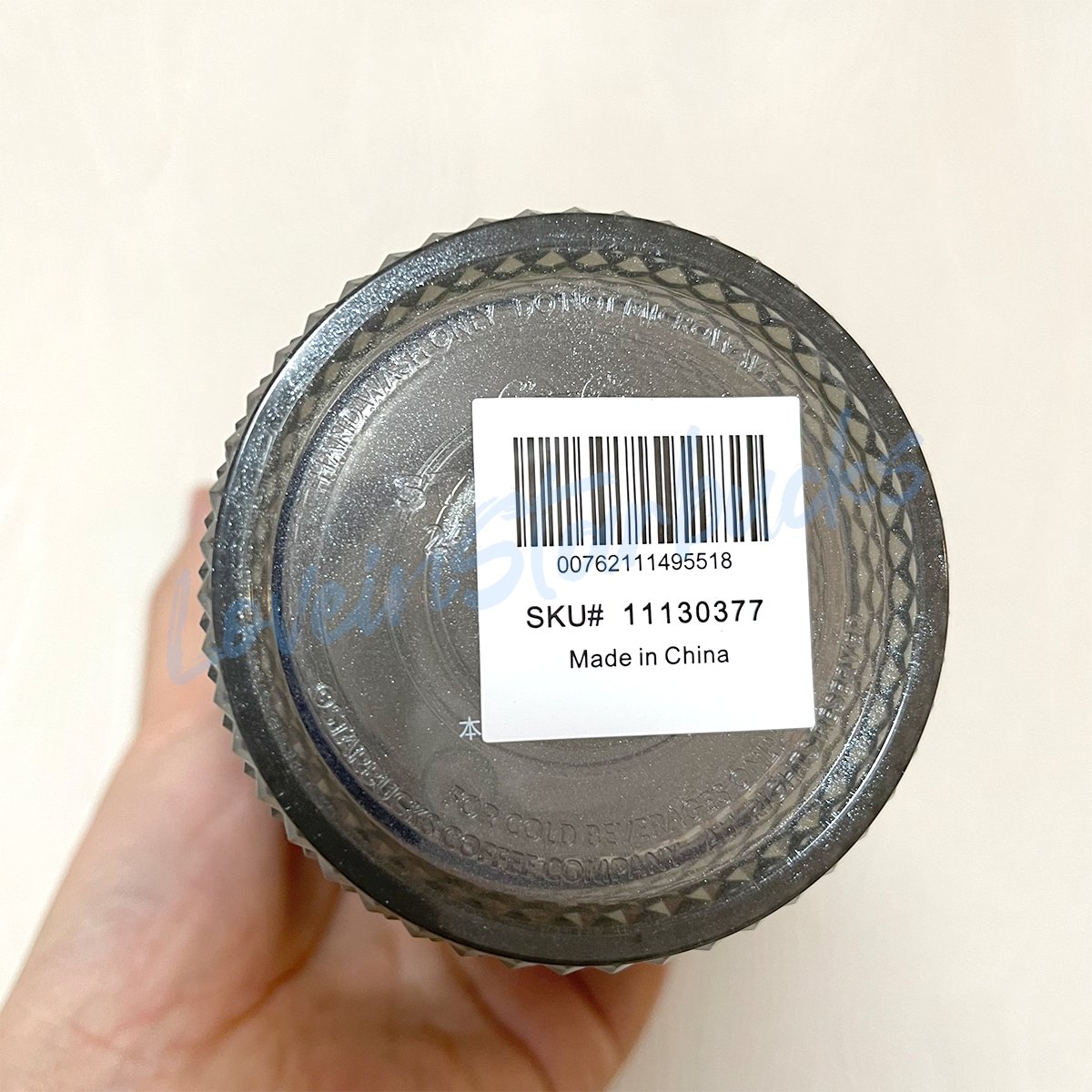 Starbucks 2022 Taiwan glitter grey 24oz studded straw cup Starbucks loveinstarbucks