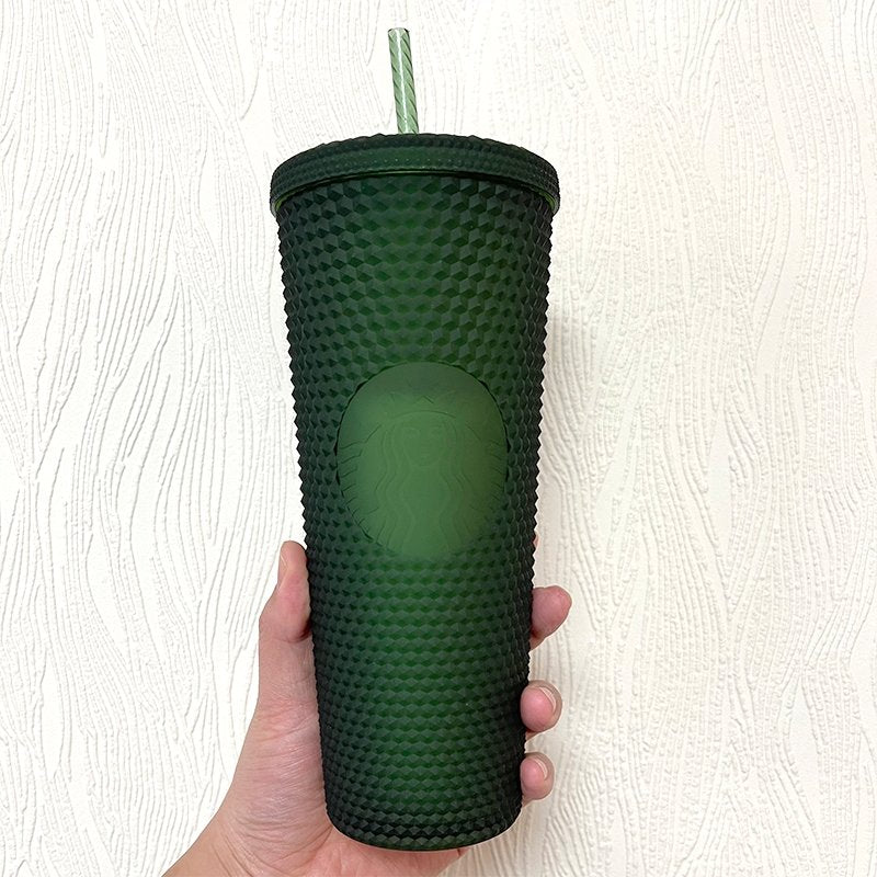 Starbucks 2022 Taiwan green 24oz studded straw cup Starbucks loveinstarbucks