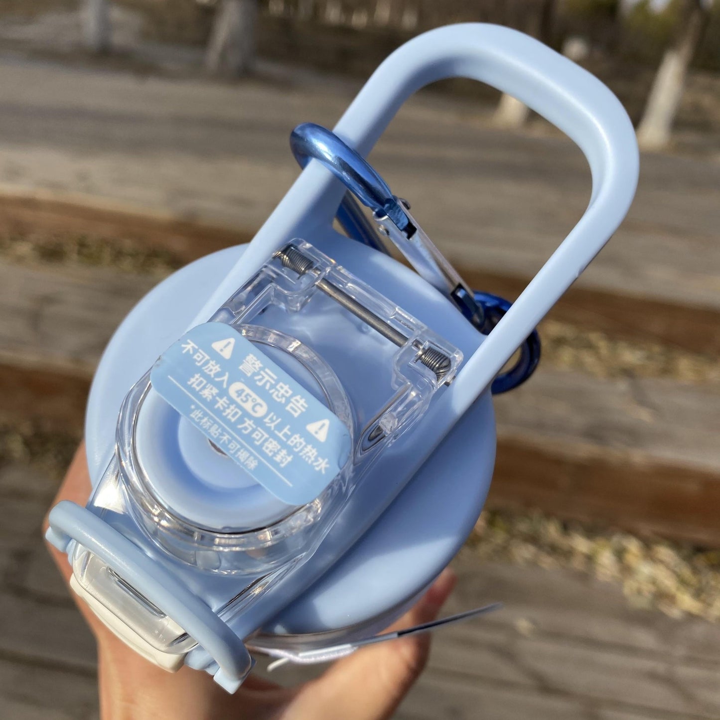 Starbucks 21 Christmas snow mountain Double-layer plastic drink 22oz cup Starbucks loveinstarbucks