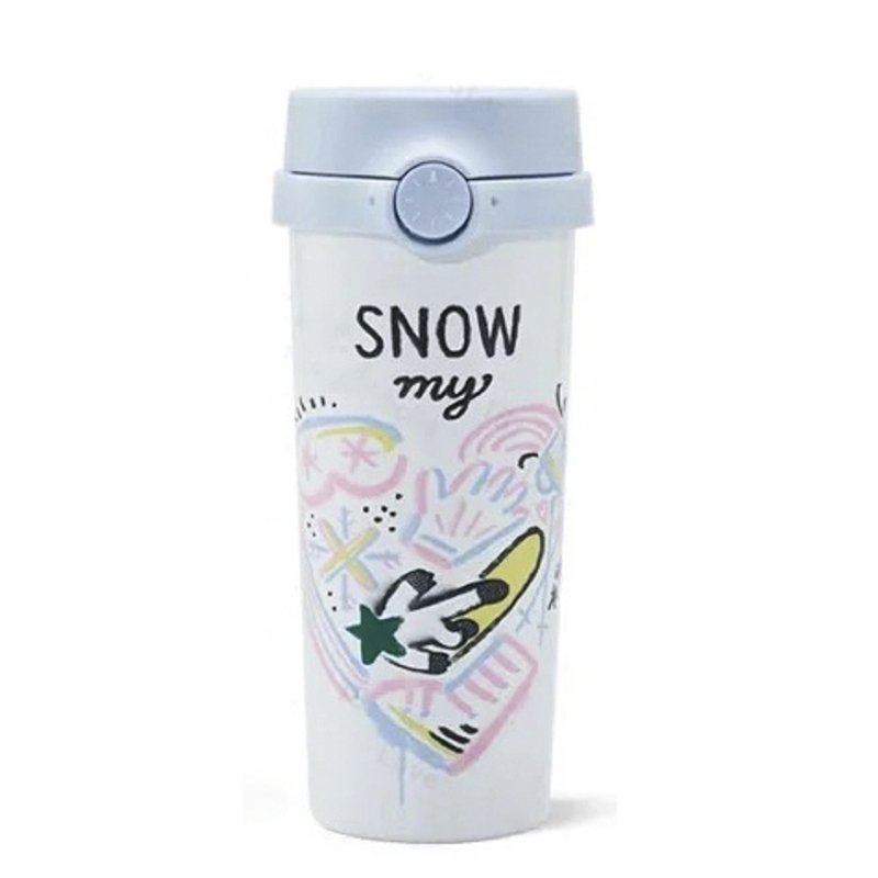 Starbucks 21 Christmas snow mountain Stainless steel accompanying 16oz cup Starbucks loveinstarbucks