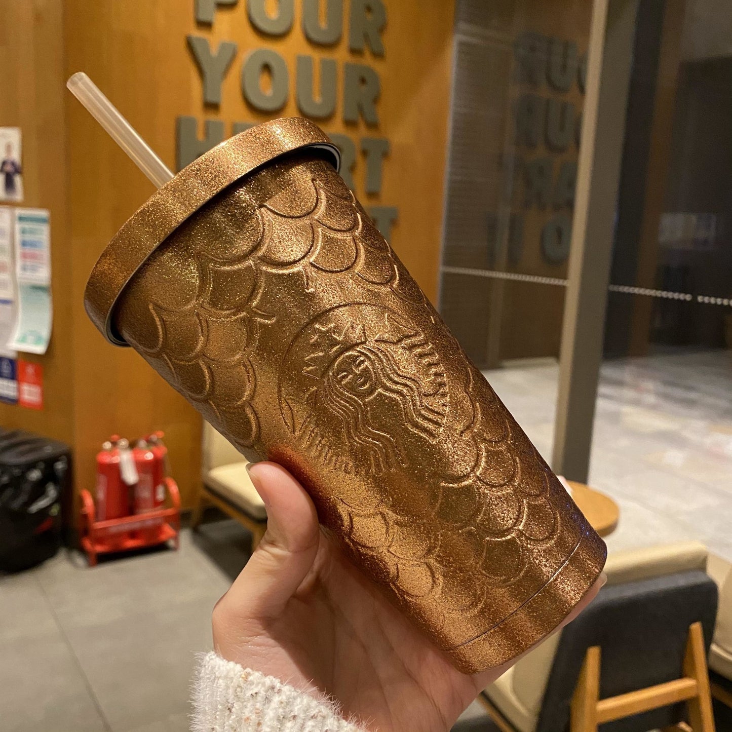 Starbucks 50th Anniversary China 16oz Siren Stainless cup Starbucks loveinstarbucks