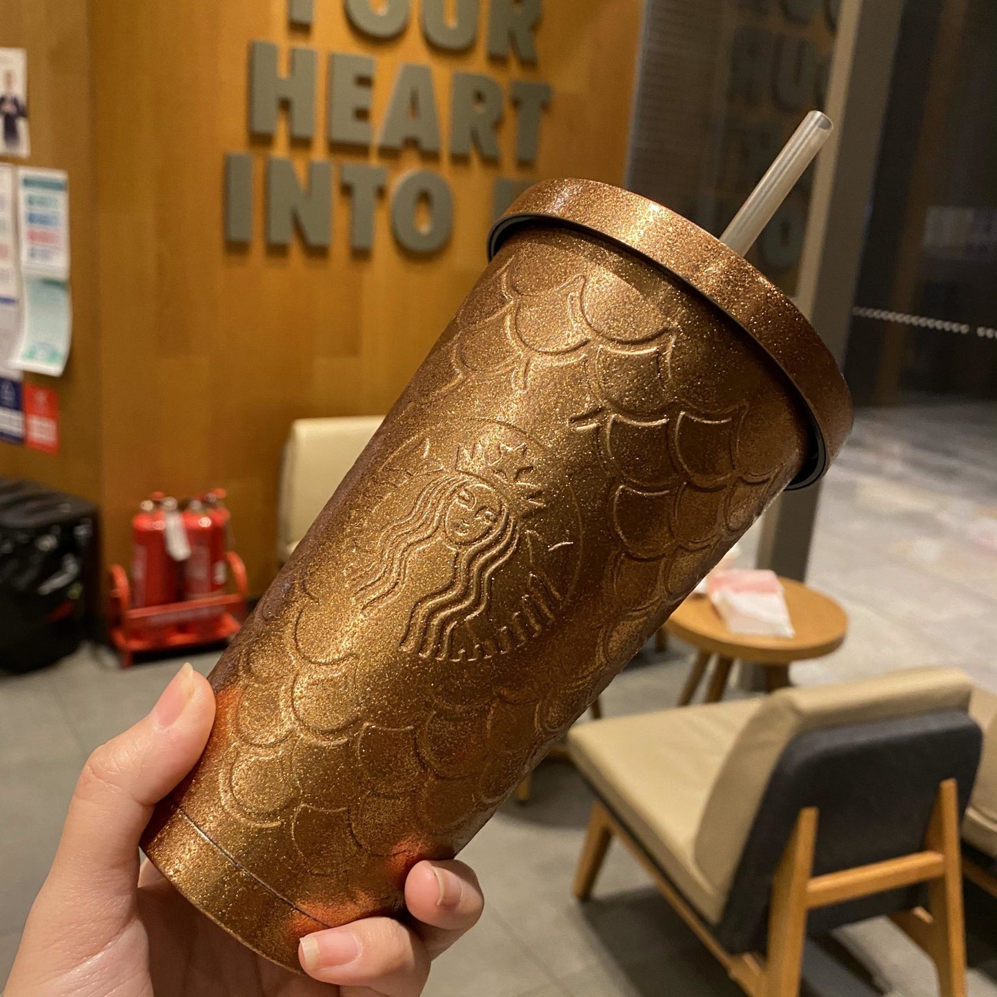 Starbucks 50th Anniversary China 16oz Siren Stainless cup Starbucks loveinstarbucks