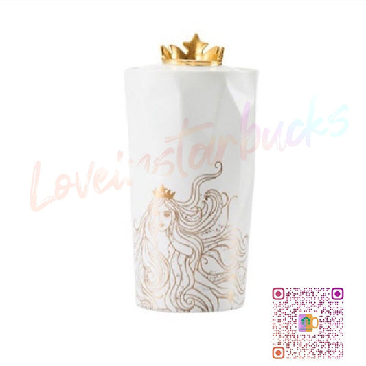 Starbucks 50th Anniversary Double Fish Tail Crown Double Mug 410ml Starbucks loveinstarbucks