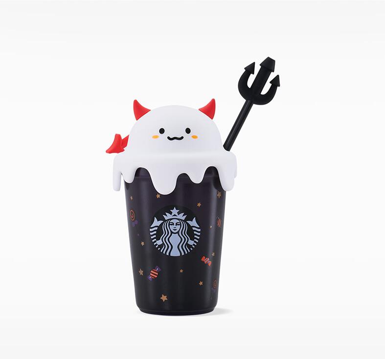 Starbucks China 2021 Halloween 473ml naughty little ghost mark straw cup Starbucks loveinstarbucks