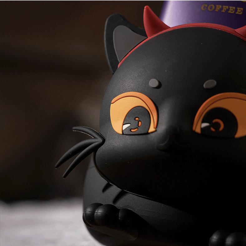 Starbucks China 2021 Halloween 473ml Playful Little Devil Cat Mason Cup Starbucks loveinstarbucks
