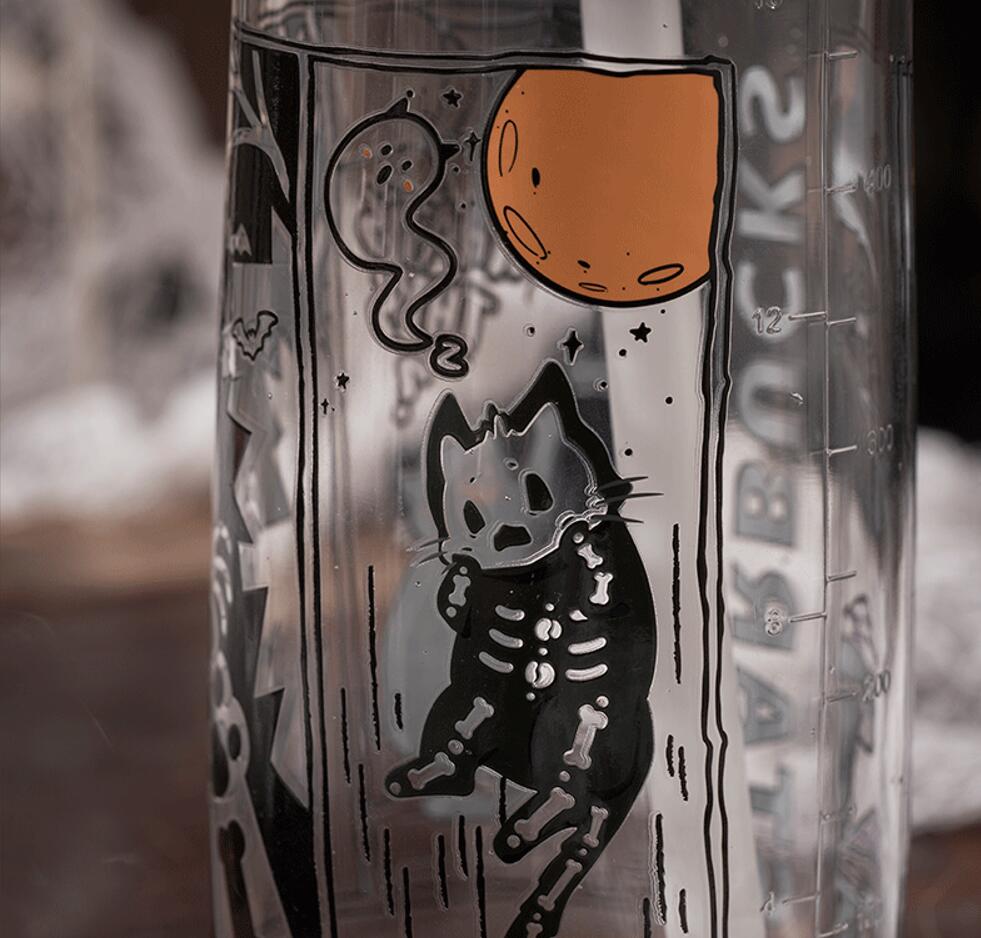 Starbucks China 2021 Halloween 550ml Thermos Halloween Straw Cup Starbucks loveinstarbucks
