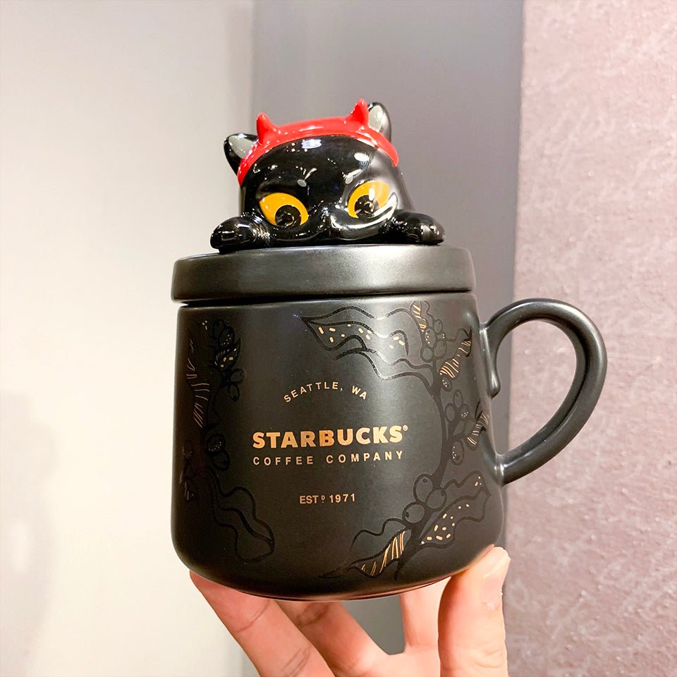 Starbucks China 2021 Halloween Black Cat 385ml Starbucks loveinstarbucks