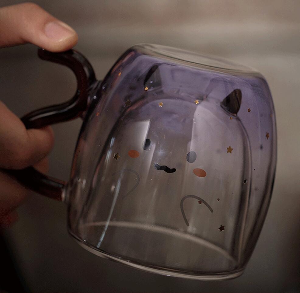 Starbucks China 2021 Halloween Little Devil Double Glass Starbucks loveinstarbucks