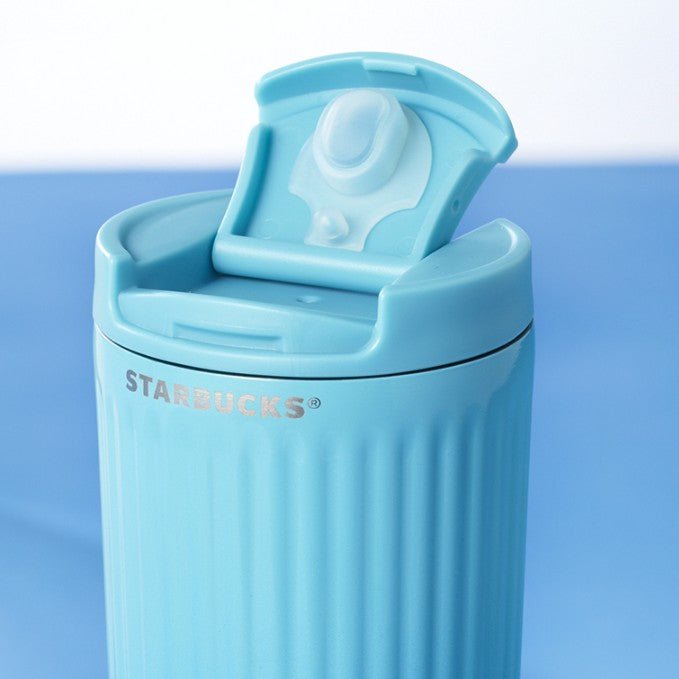 Starbucks China 2022 Christmas x1 blue green series - blue gradient thermos cup 473ml Starbucks loveinstarbucks