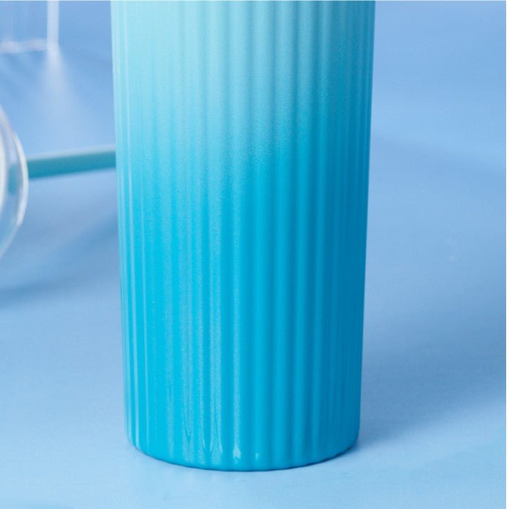 Starbucks China 2022 Christmas x1 blue green series - blue gradient thermos cup 473ml Starbucks loveinstarbucks