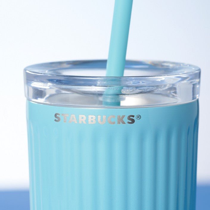 Starbucks China 2022 Christmas x1 blue green series - blue gradient thermos cup 473ml Starbucks loveinstarbucks
