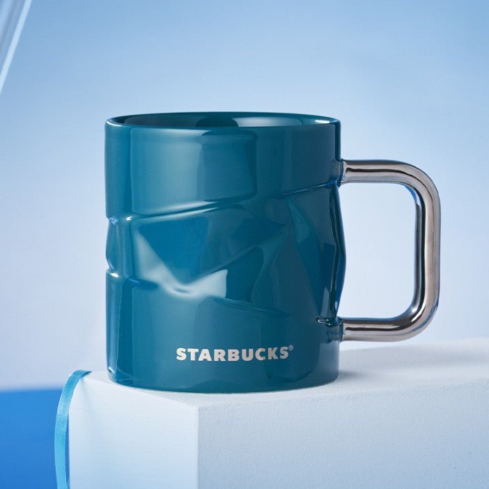 Starbucks China 2022 Christmas x1 blue green series - blue mug 405ml Starbucks loveinstarbucks