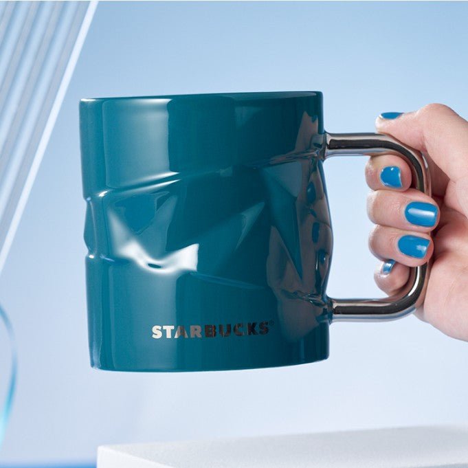 Starbucks China 2022 Christmas x1 blue green series - blue mug 405ml Starbucks loveinstarbucks