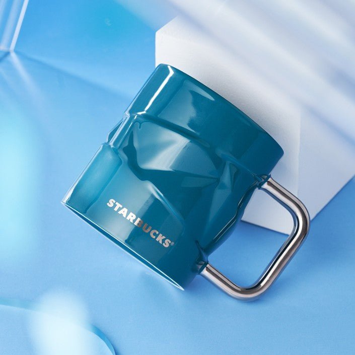 Starbucks China 2022 Christmas x1 blue green series - blue mug 405ml Starbucks loveinstarbucks