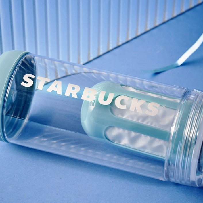 Starbucks China 2022 Christmas x1 blue green series - Cold extract plastic cup 640ml Starbucks loveinstarbucks