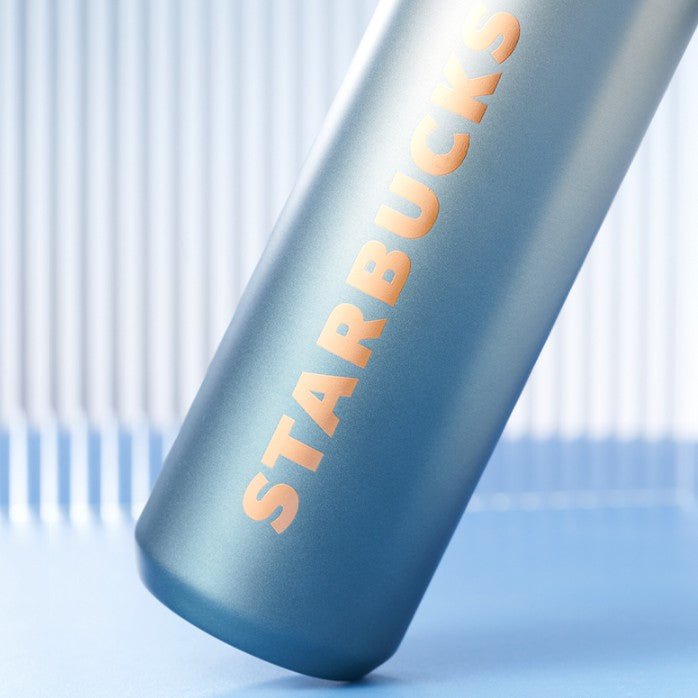 Starbucks China 2022 Christmas x1 blue green series - gradient blue SS cup 591ml Starbucks loveinstarbucks