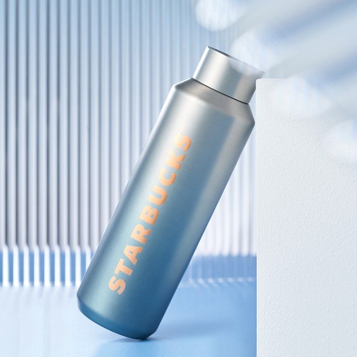 Starbucks China 2022 Christmas x1 blue green series - gradient blue SS cup 591ml Starbucks loveinstarbucks