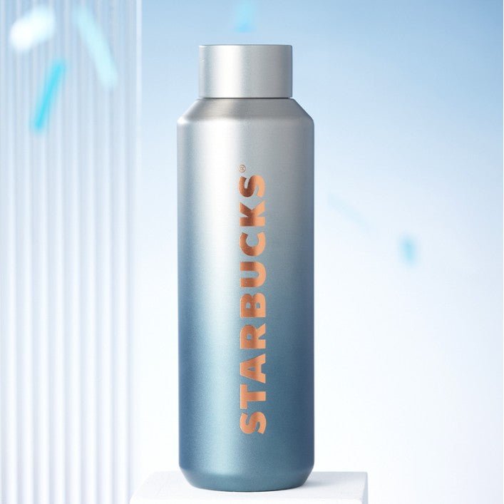 Starbucks China 2022 Christmas x1 blue green series - gradient blue SS cup 591ml Starbucks loveinstarbucks