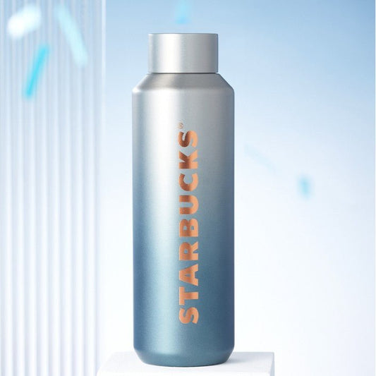 Starbucks China 2022 Christmas x1 blue green series - gradient blue SS cup 591ml Starbucks loveinstarbucks