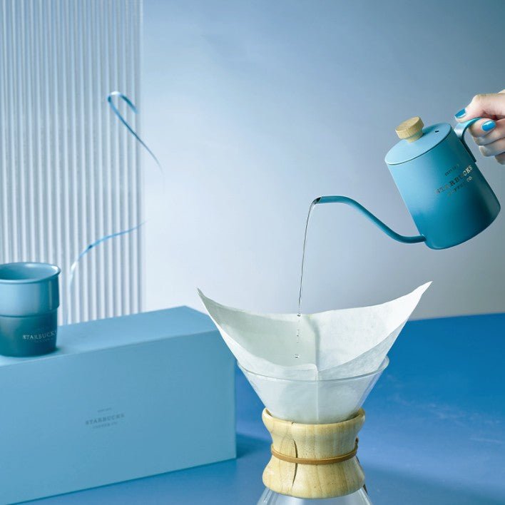 Starbucks China 2022 Christmas x1 blue green series - Hand -psioned pot set 350ml Starbucks loveinstarbucks