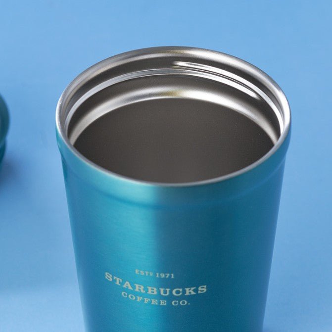 Starbucks China 2022 Christmas x1 blue green series - Pearlescent travel cup 355ml Starbucks loveinstarbucks